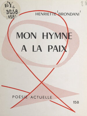 cover image of Mon hymne à la paix